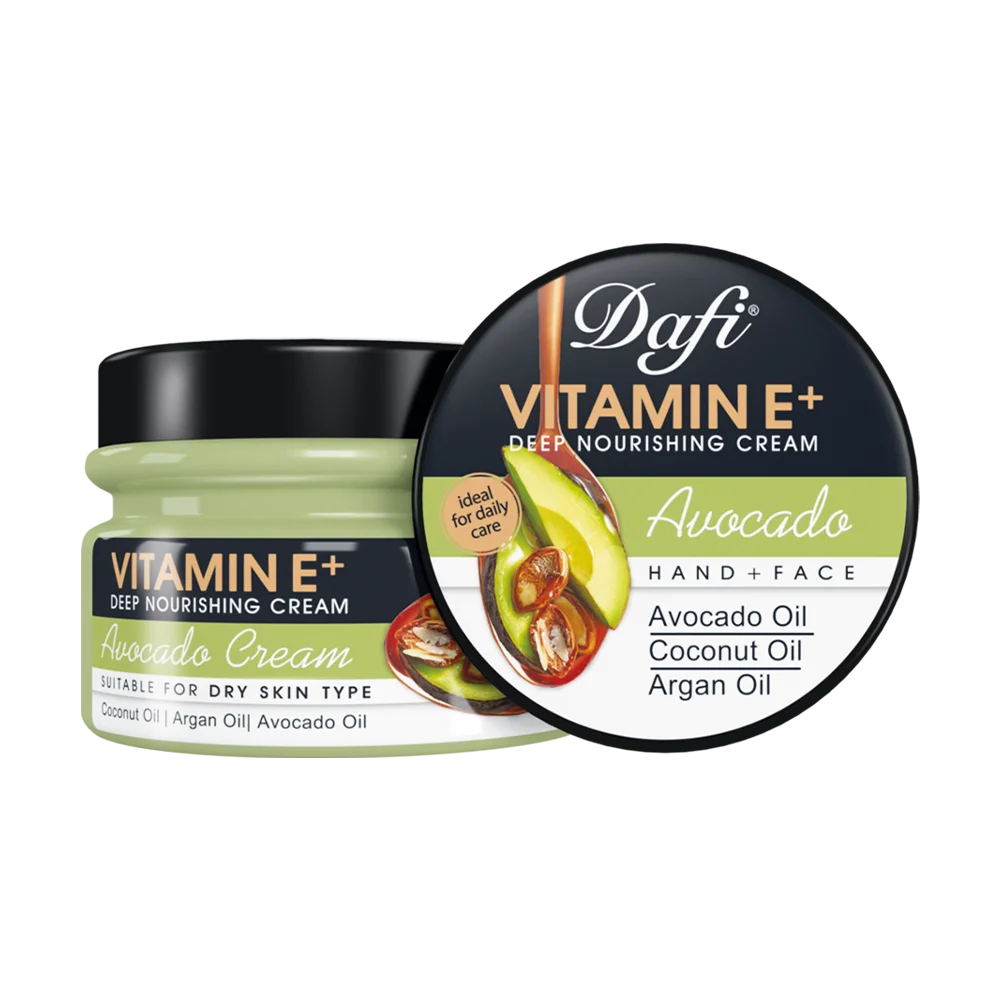 کرم کاسه ای آووکادو حاوی ویتامین E دافی