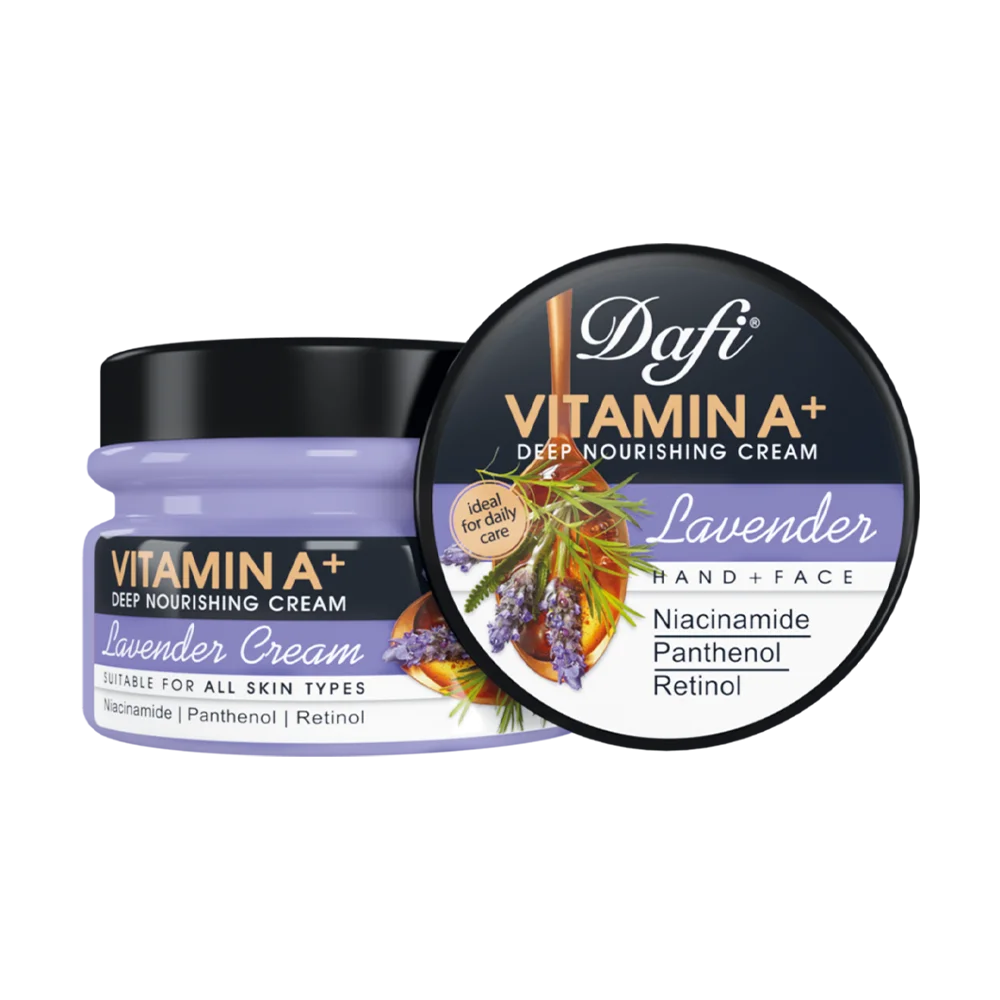 کرم کاسه ای لوندر حاوی ویتامین A دافی